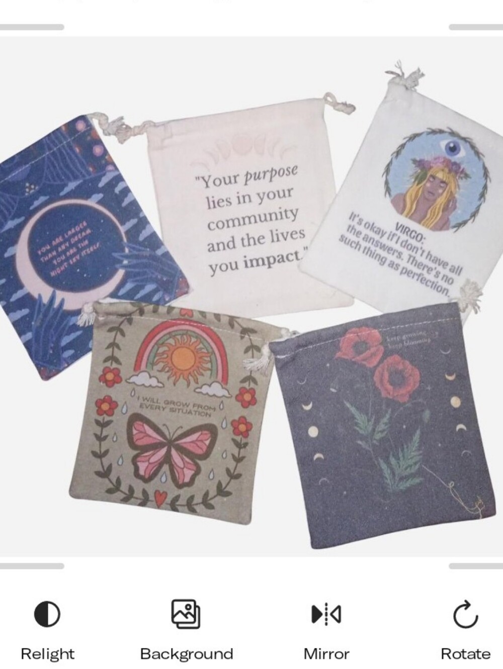 Cloth Drawstring Bag - Picture 7 of 14